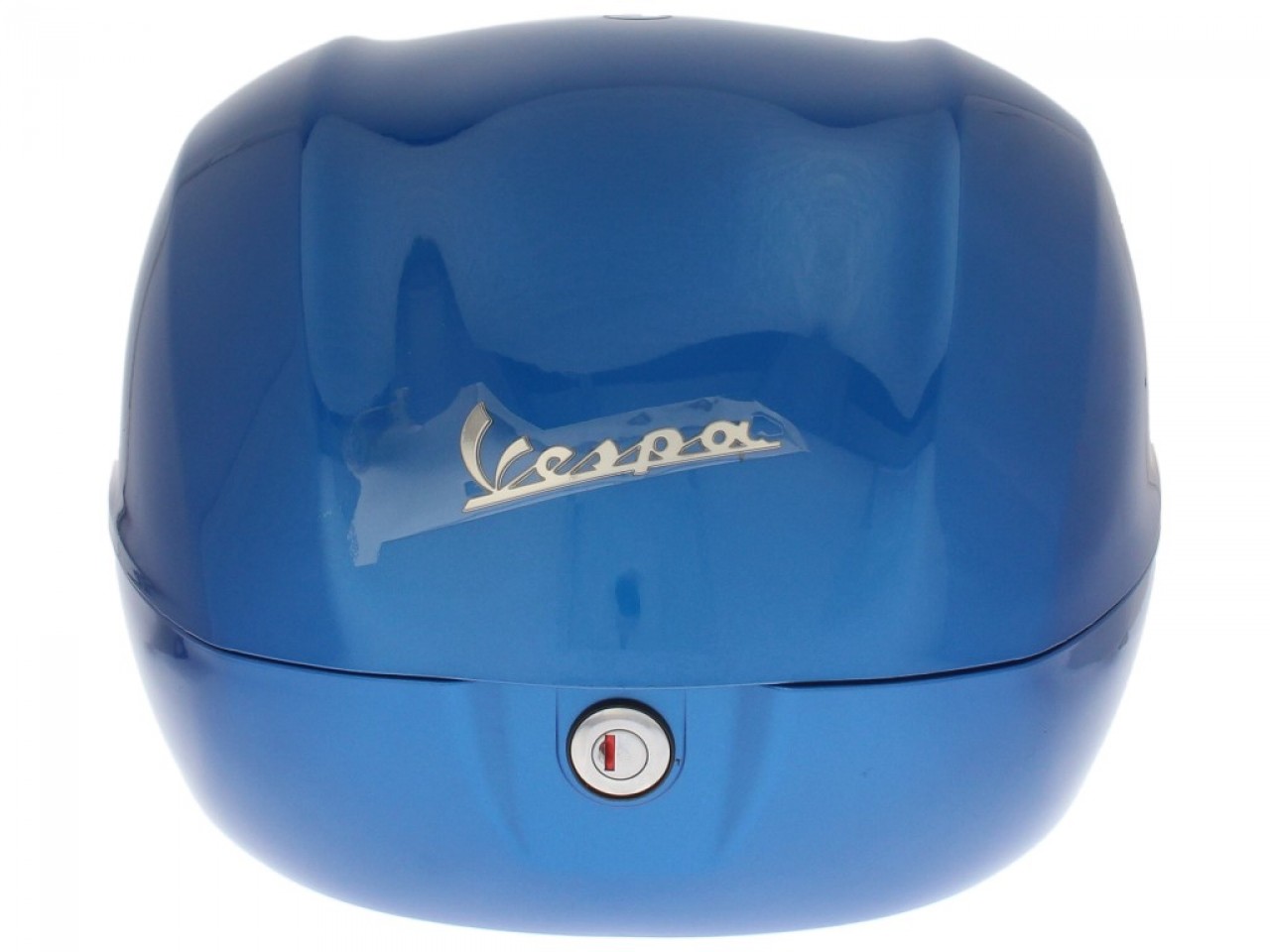 Topcase Kit 32L blue (261/A), back cushion black for Vespa Sprint / Primavera