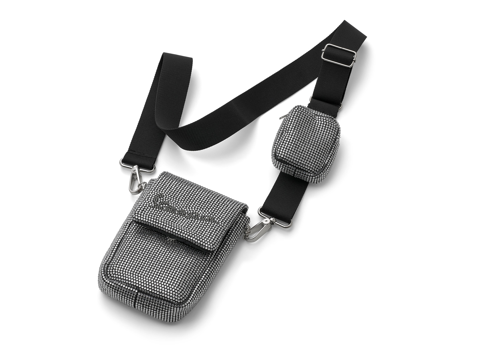 Vespa Mini bling shoulder bag black