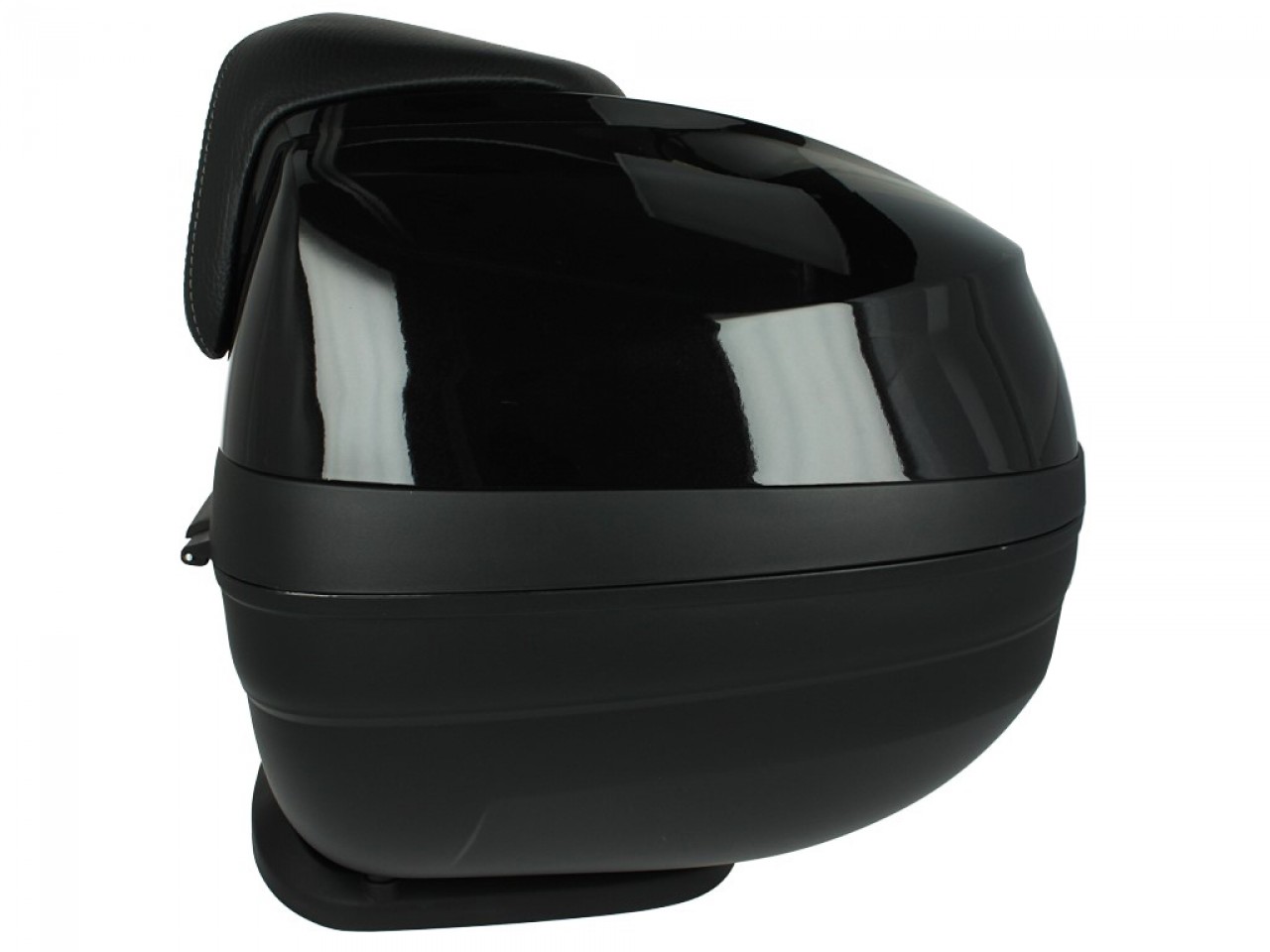Topcase kit for MP3 (incl. mounting plate) 37 l, black, universo 91/B