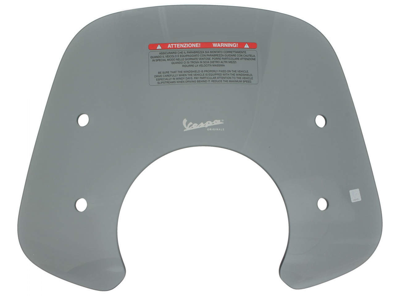 Windshield sports screen "Cruiser" tinted Vespa GTS / Super (HPE & SuperTech) original Vespa