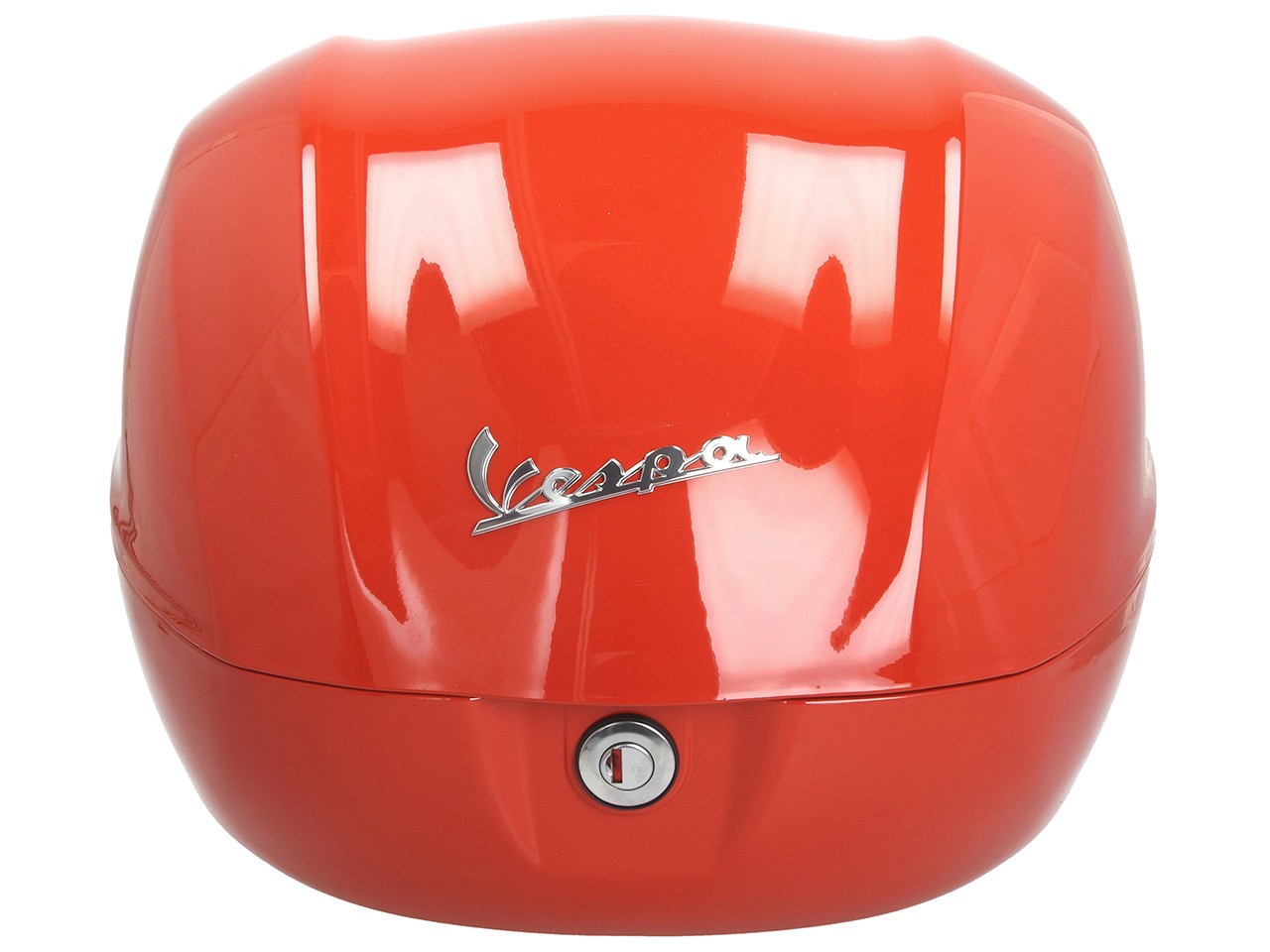 Vespa 32L Top Case, Glossy Orange A11, Without Backrest