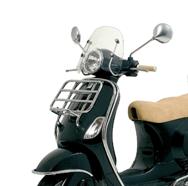 Original front folding luggage rack chrome Vespa LX