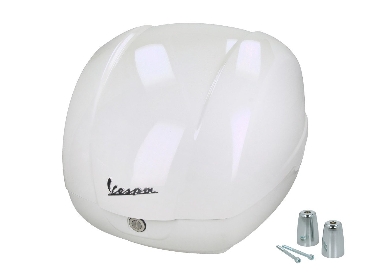 Genuine 36L White Top Case B04 for Vespa GTS 125/310 and GTV 310