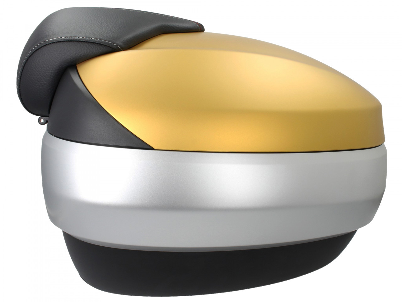 Top Case 50 l, (LE_gold matt) incl. back cushion for Piaggio MP3 500 Sport Advance HPE