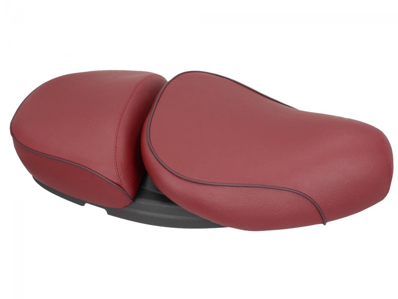 Vespa 2-seater genuine leather seat red for LX 50-150cc Touring, ET2/ET4 /LX/LXV/S 50-150cc-