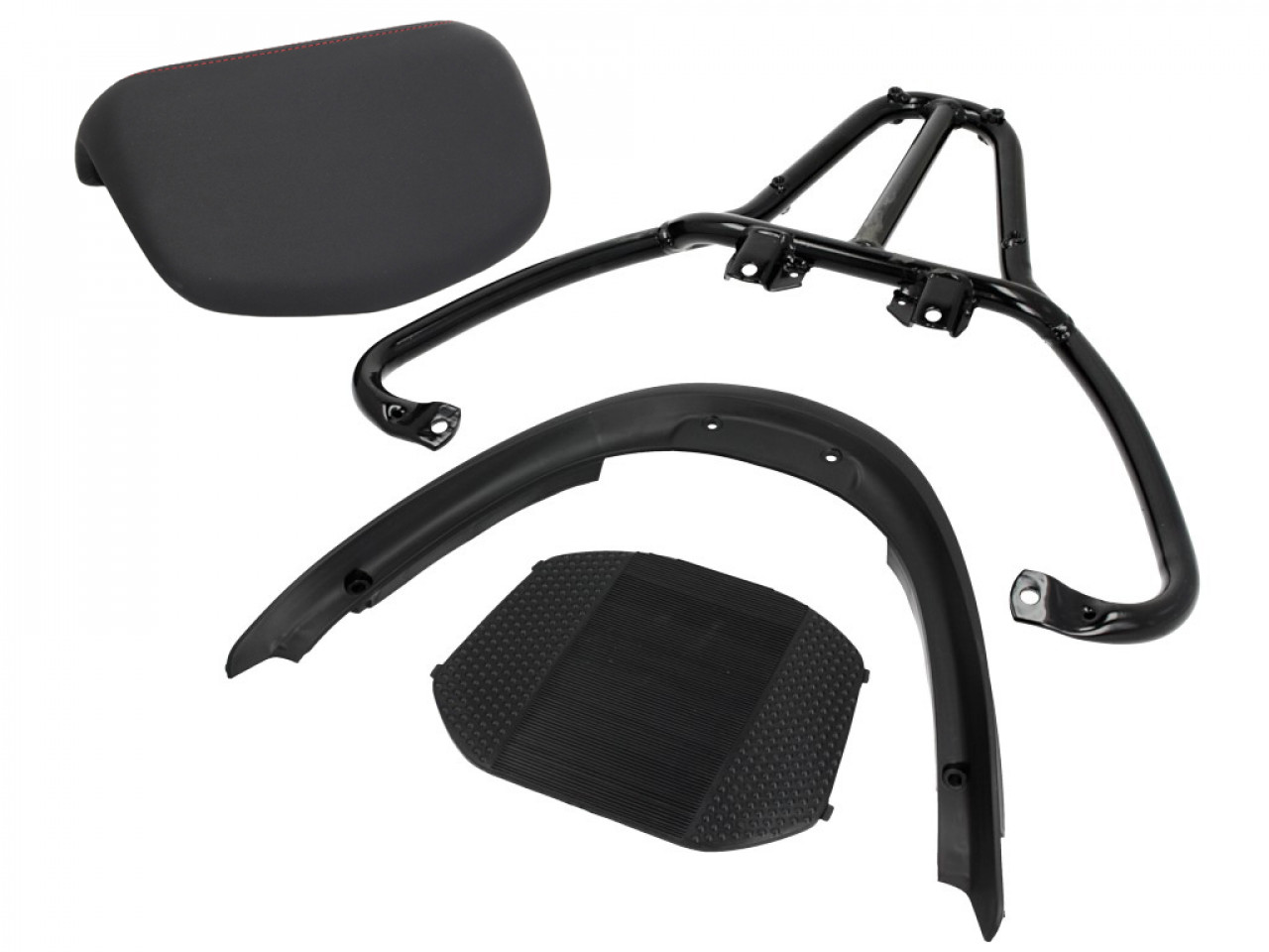 Top Case Kit (incl. mounting plate), 37 l, white for Piaggio MP3 125 / 300 / Sport HPE