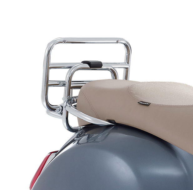 Original folding rear luggage rack chrome for Vespa GTS/GTV