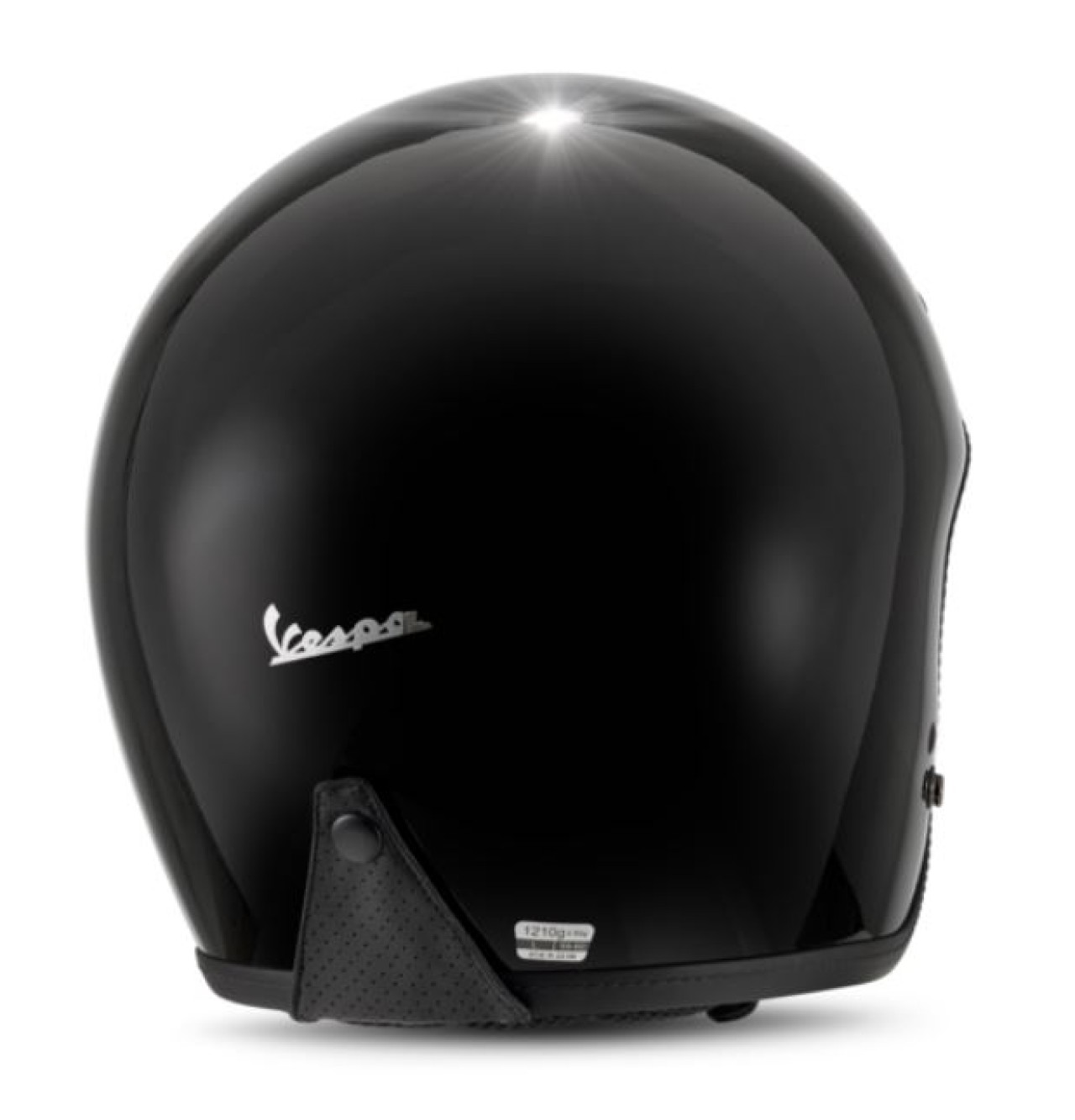 Vespa Versilia Jet Helmet, Black - XS