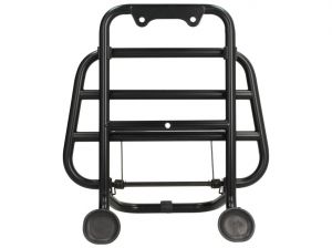 Original Vespa GTS/GTV/Sei Giorni luggage rack front, black (Until year 2018)