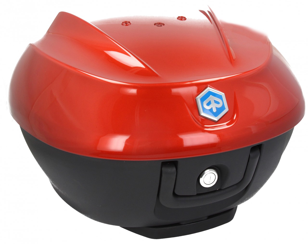 Top Case Kit 36 l. orange metallic A12 Original Piaggio for Beverly HPE (incl. retaining plate)