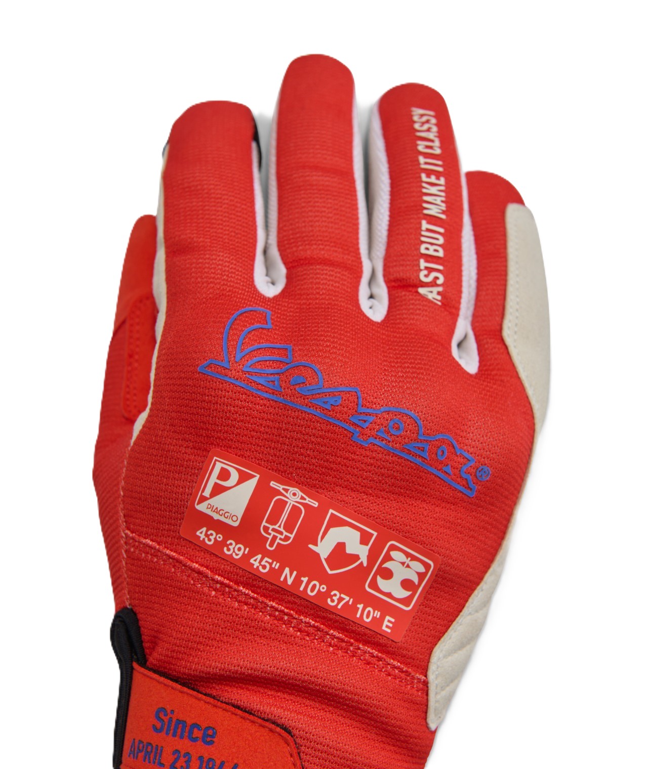 Vespa gloves orange DEC