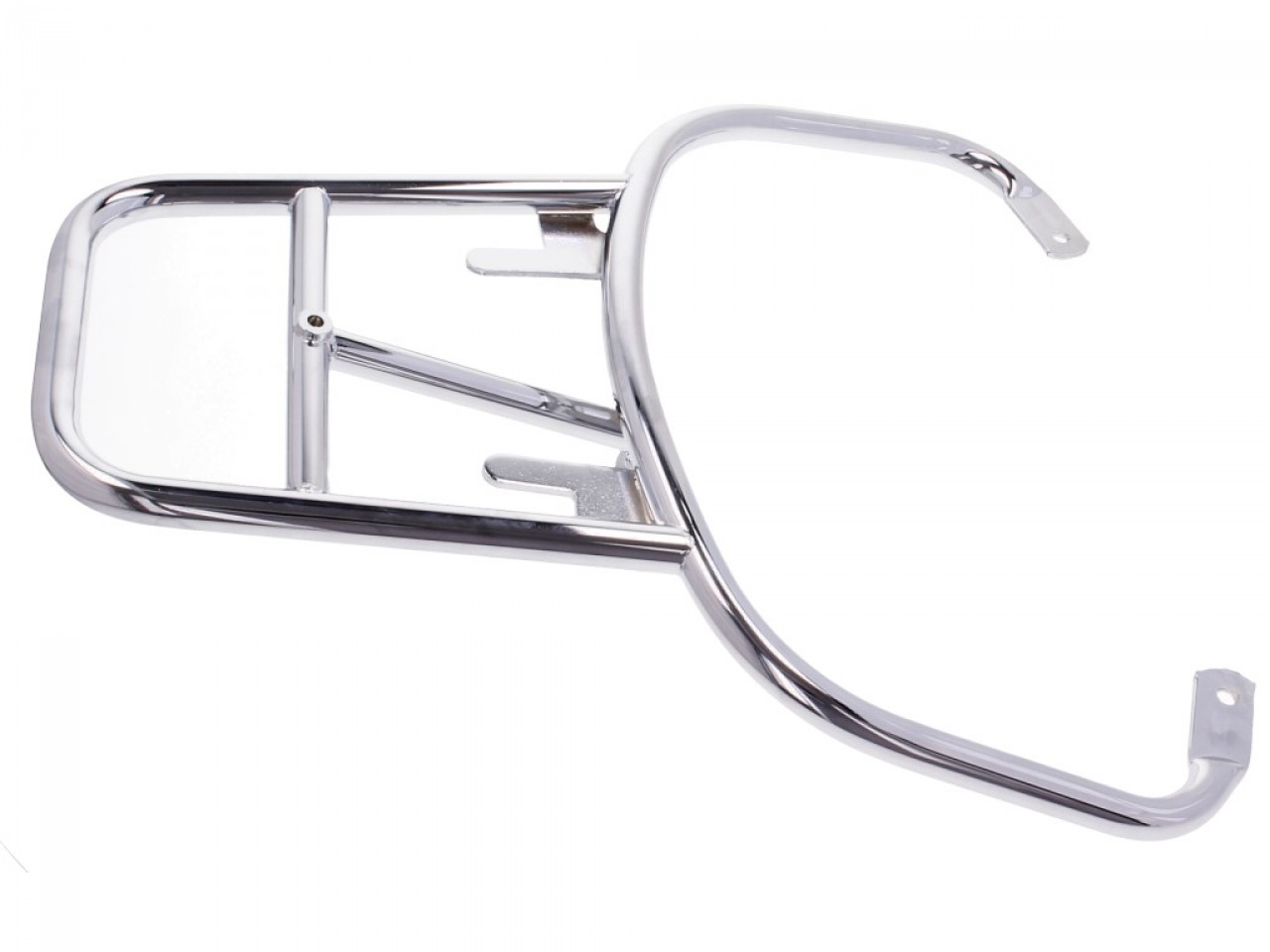 Top case carrier chrome Vespa LX / S