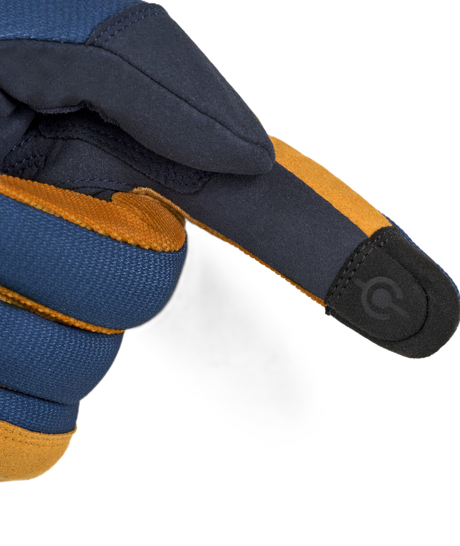 Vespa gloves Officina 8 blue yellow