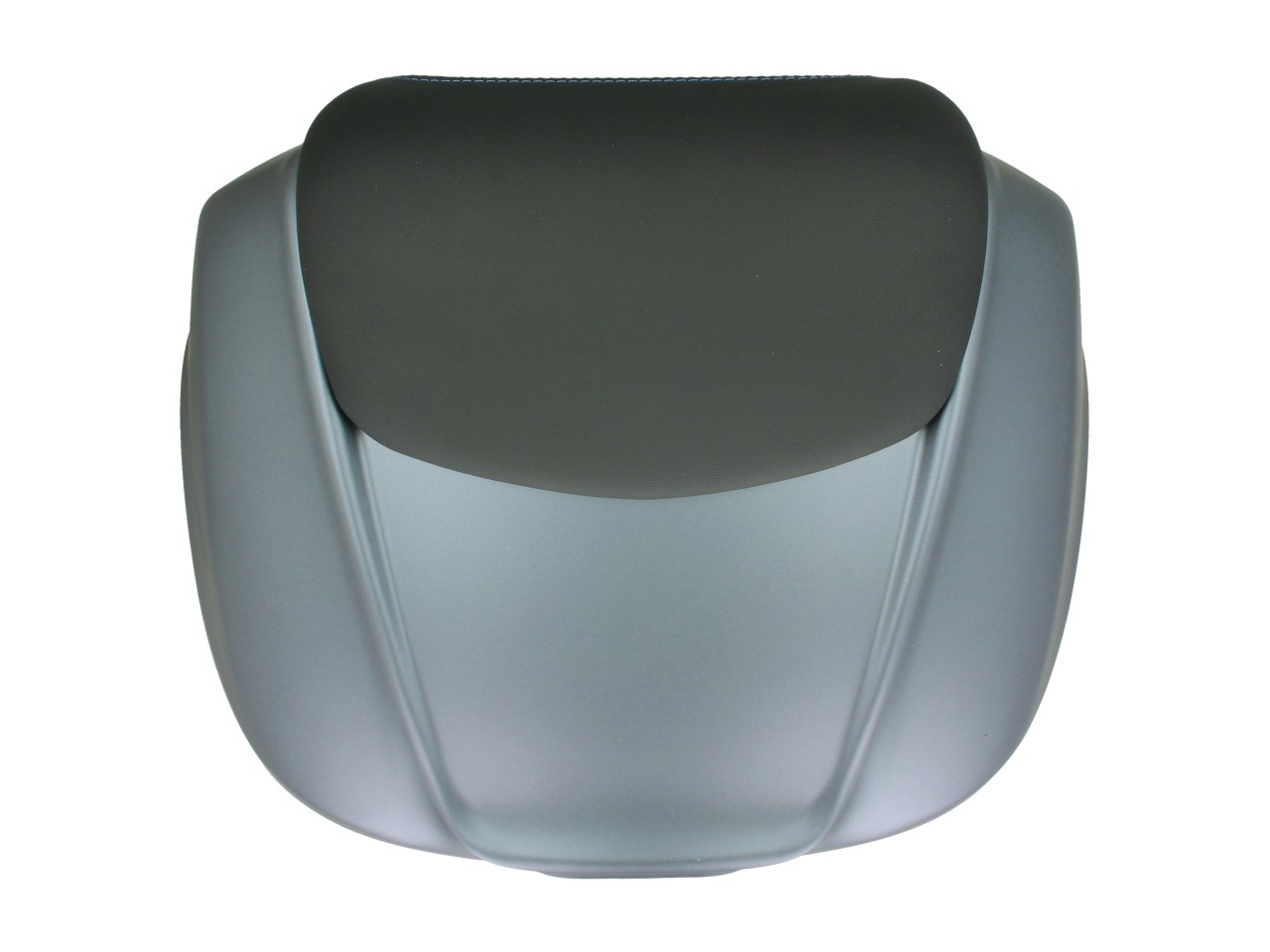 37L Top Case with Backrest for Piaggio MP3 HPE Maxi 400 Sport / Maxi 530 Exclusive - grigio titani