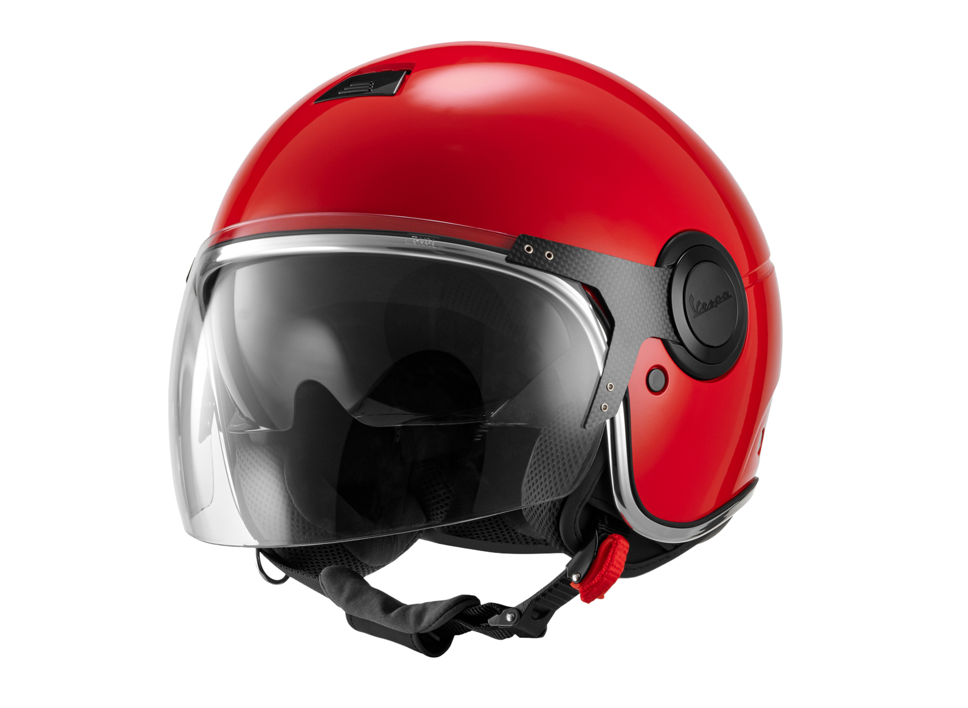 Vespa jet helmet, Vespa Argentario, red