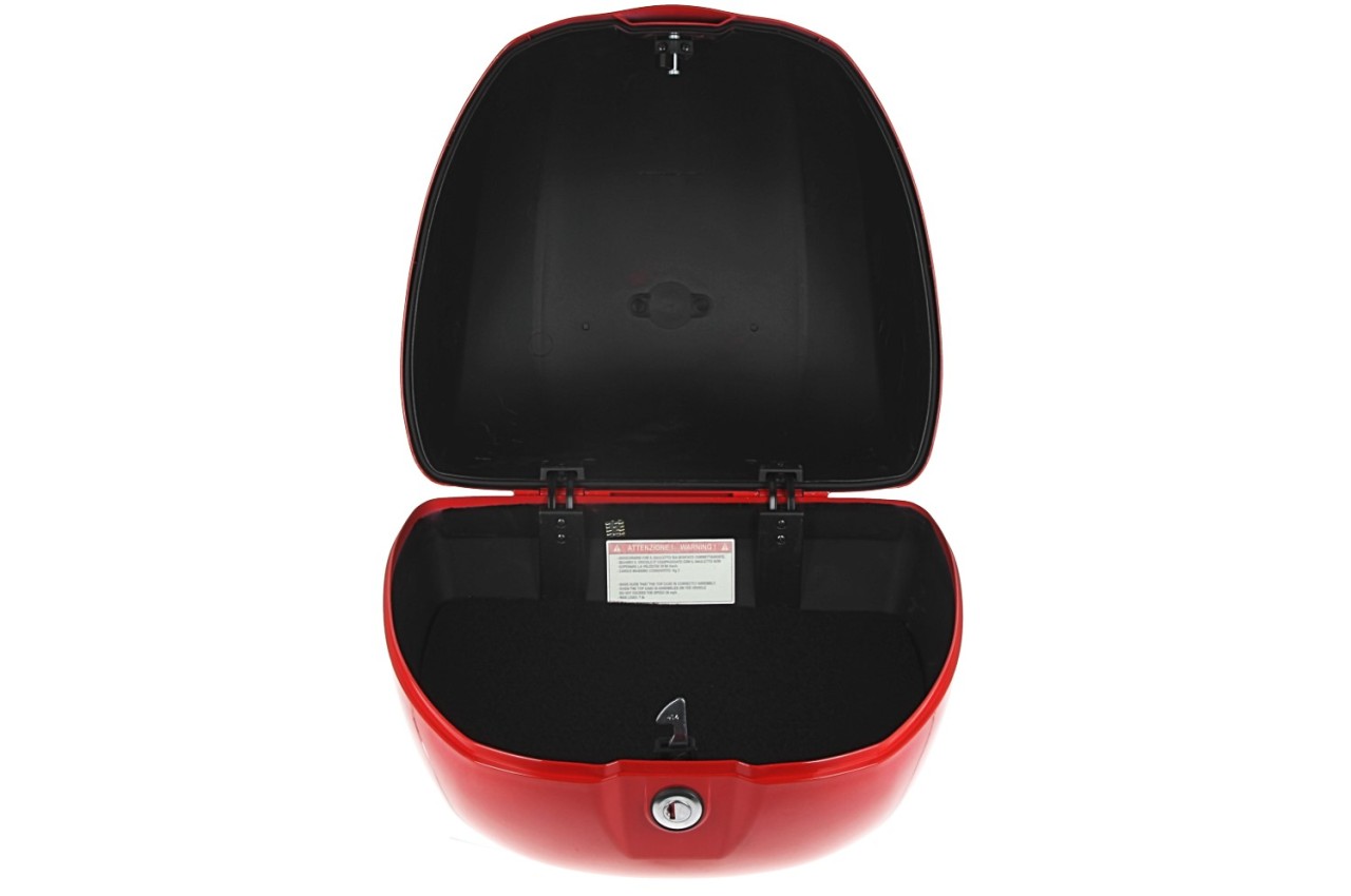 Vespa Top Case 32L, Glossy Red 894, without backrest