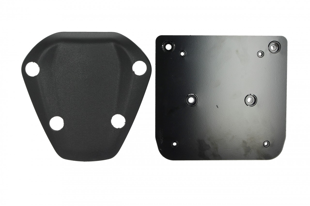 Top Case Kit 36 l. black matt metallic N12 Original Piaggio for Beverly HPE (incl. mounting plate)