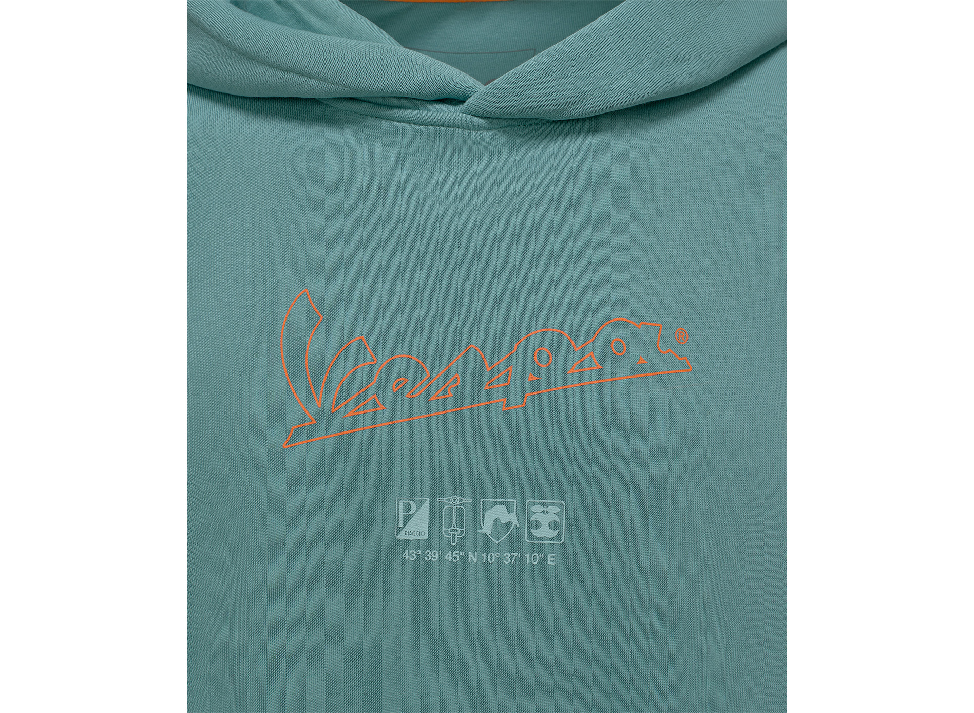 Vespa Hoodie Soul green DEC collection