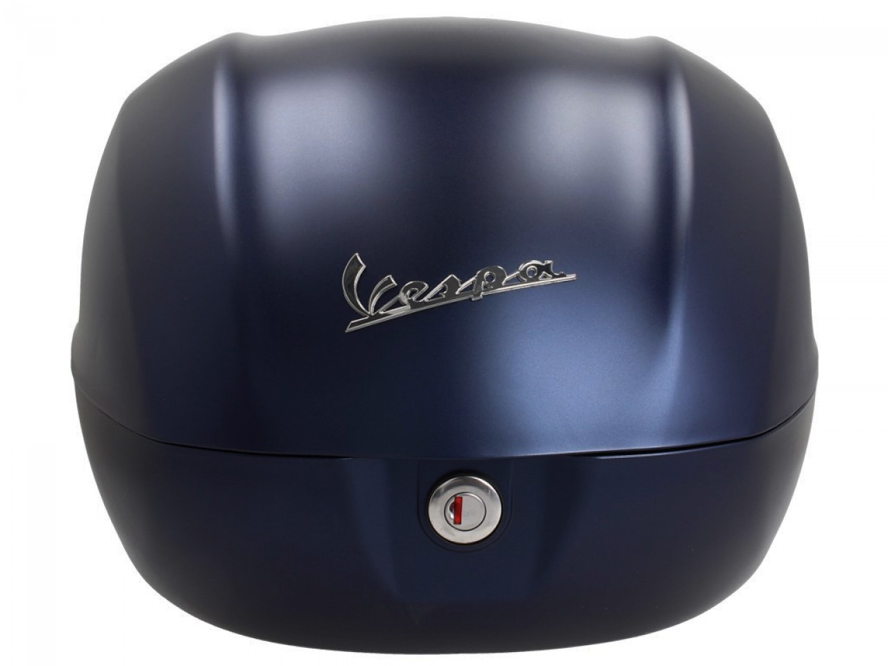 Topcase Kit 32L deep blue matt opaco (288/A), back cushion dark brown for Vespa Primavera