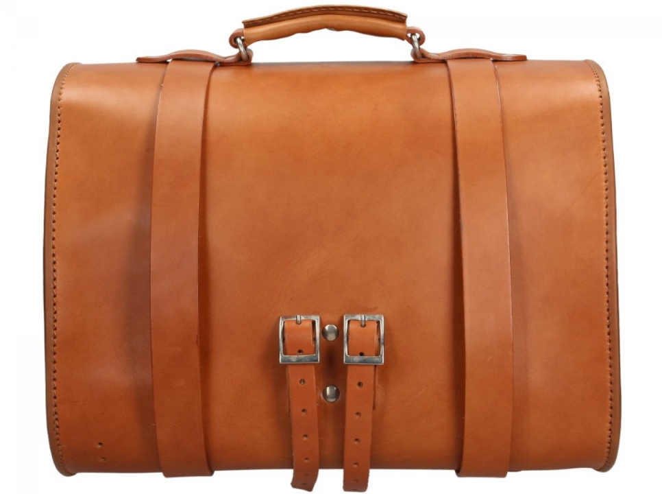 Original Vespa leather bag - Brown