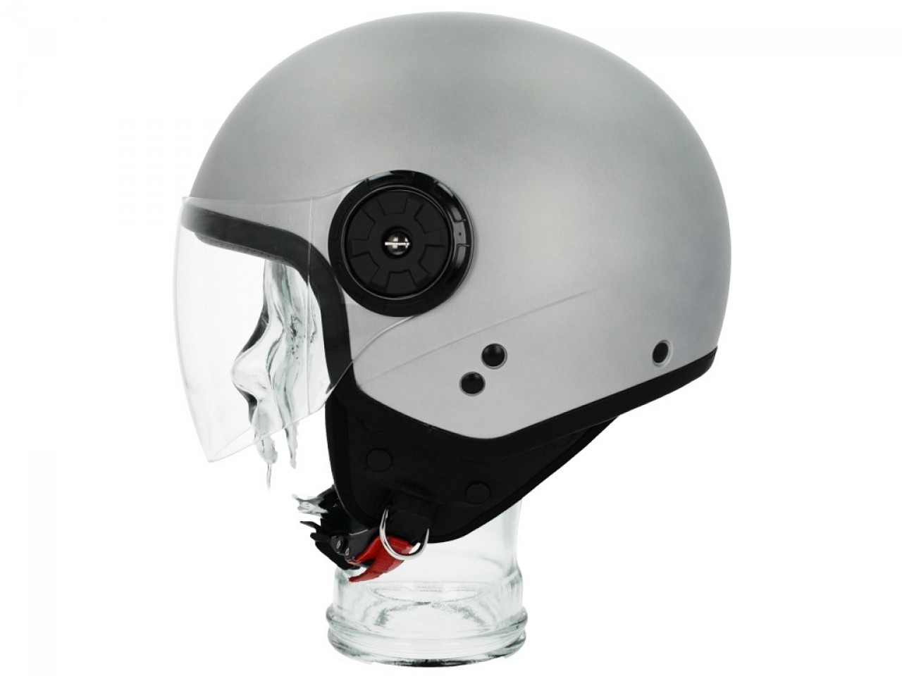 Piaggio jet helmet AWA Basejet gray matte