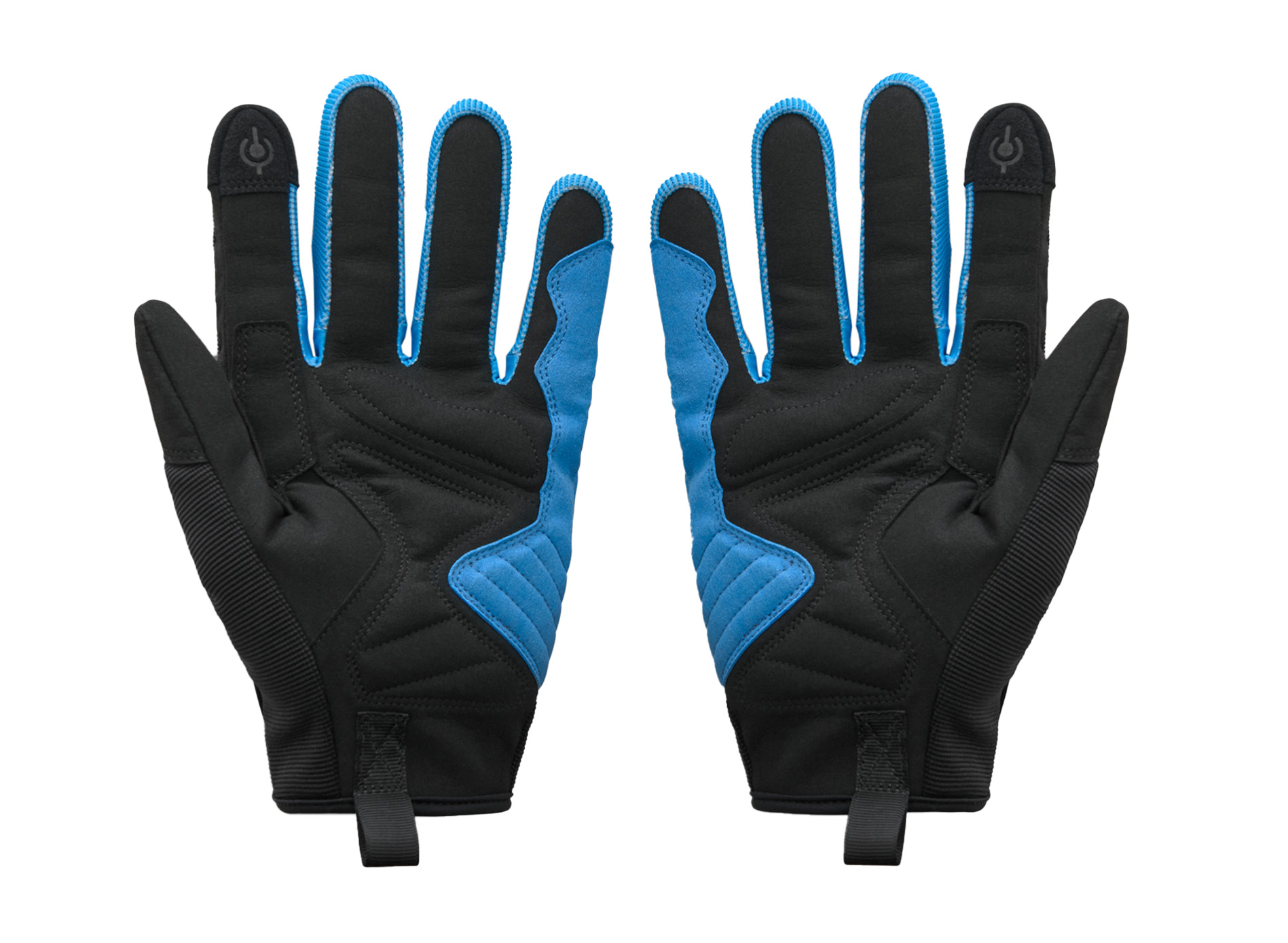 Vespa gloves black blue