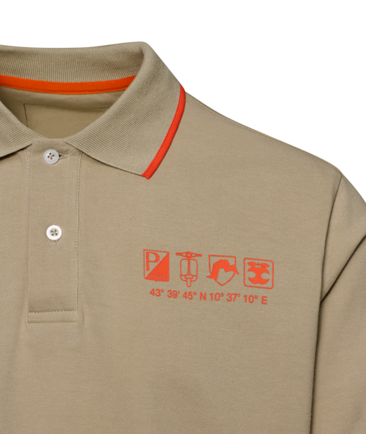 Vespa Polo Shirt Nomad Beige DEC Collection