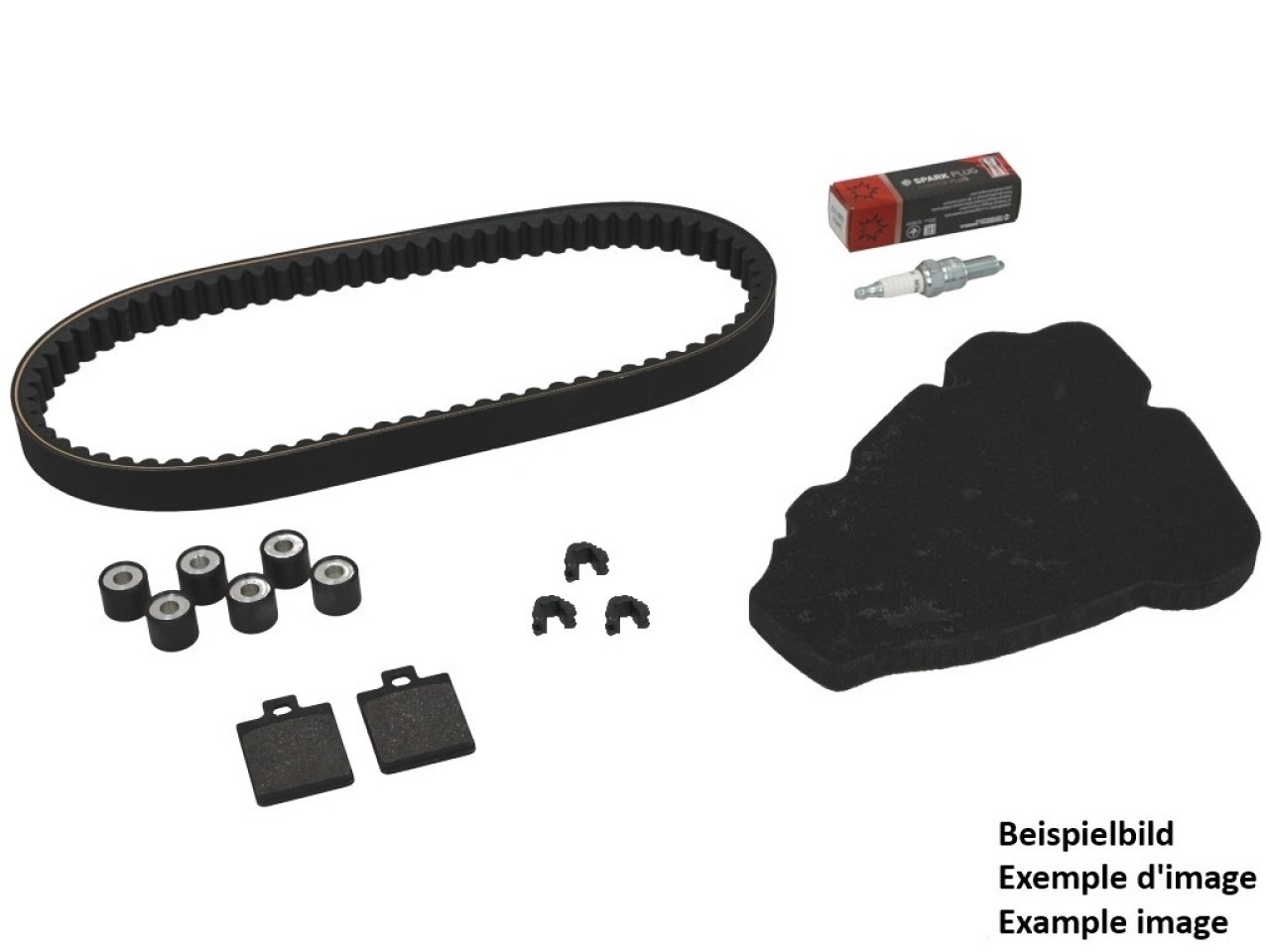 Inspection kit Plus (OEM) with brake pads Vespa GTS 300 2022>