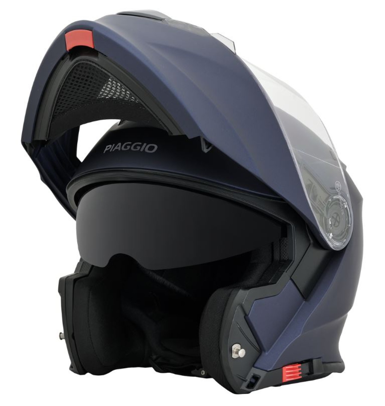 Piaggio modular helmet blue matt