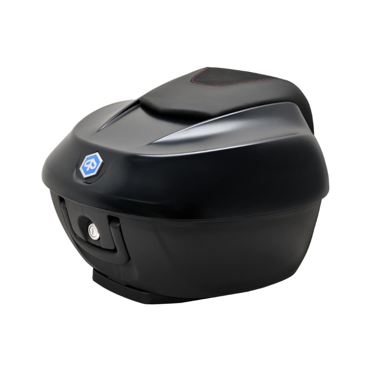 Top Case Kit 36 l. Black Meteora 93/B Original Piaggio for Beverly HPE (incl. mounting plate)