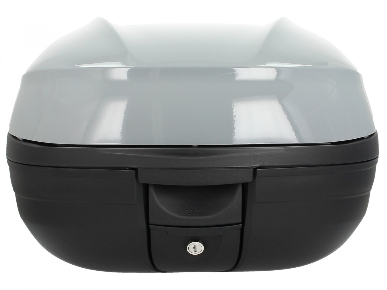 Top Case Kit (incl. retaining plate), 37 l, gray for Piaggio MP3 125 / 300 / Sport HPE