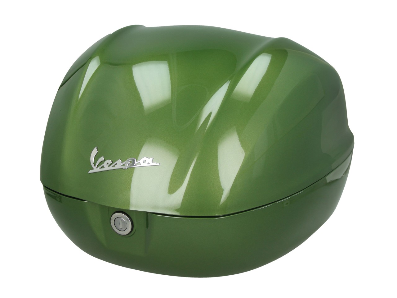 Vespa 32L Top Case, Glossy Green V28, Without Backrest