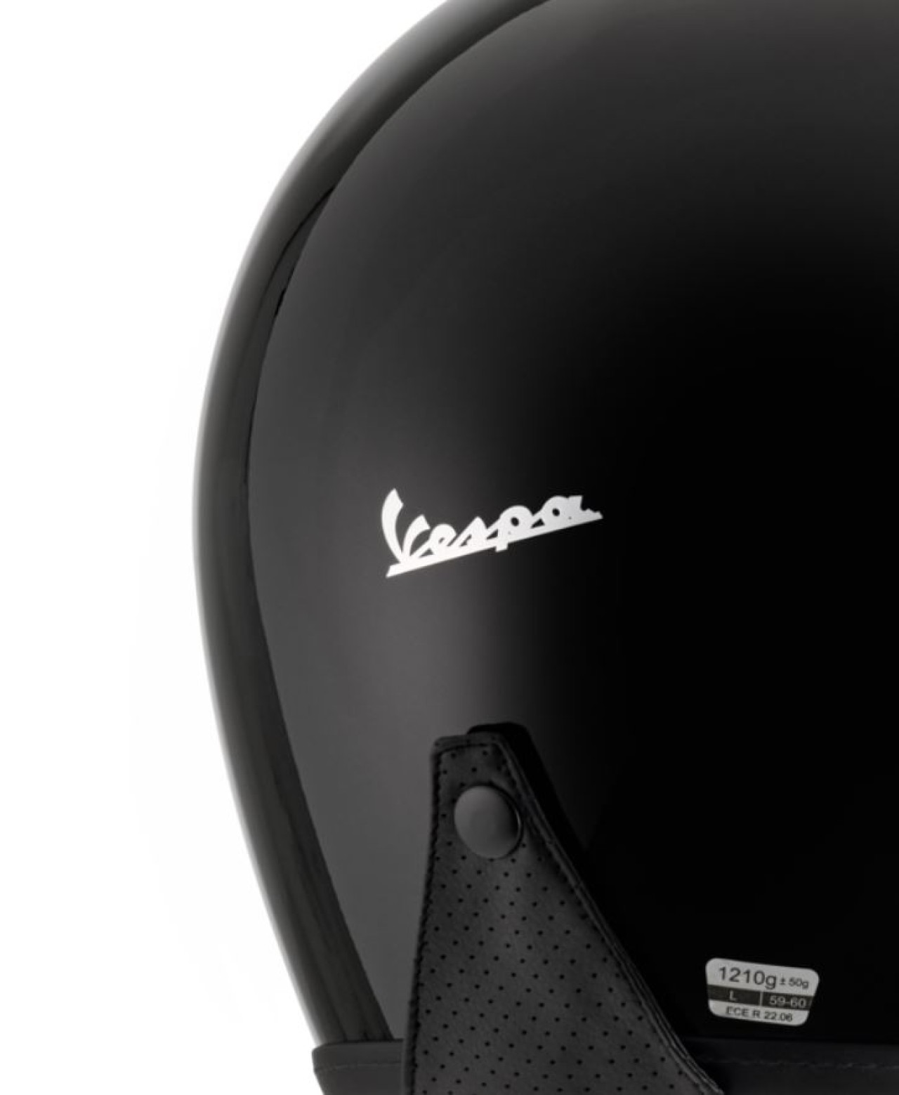 Vespa Versilia Jet Helmet, Black - XS