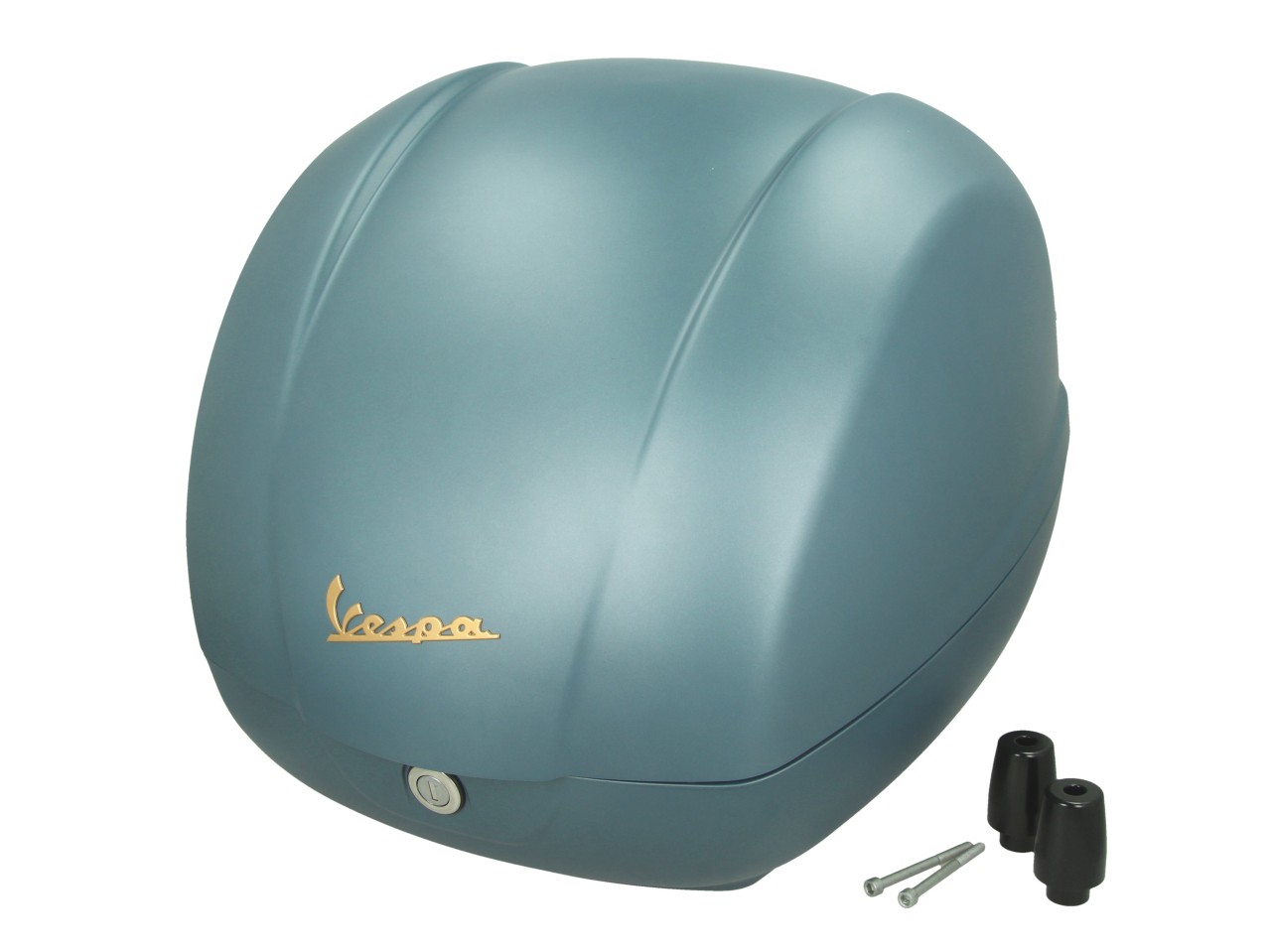Vespa 36L Top Case, Blue, without Back Pad, Blue Officina 8 (D31)