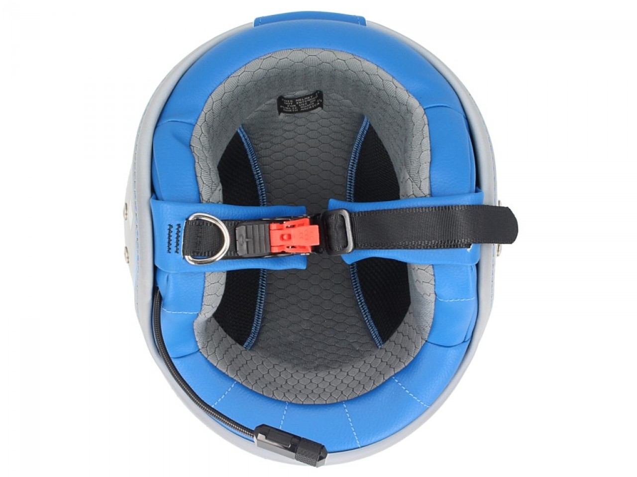 Vespa jet helmet Elettrica Tech blu (Bluetooth) silver