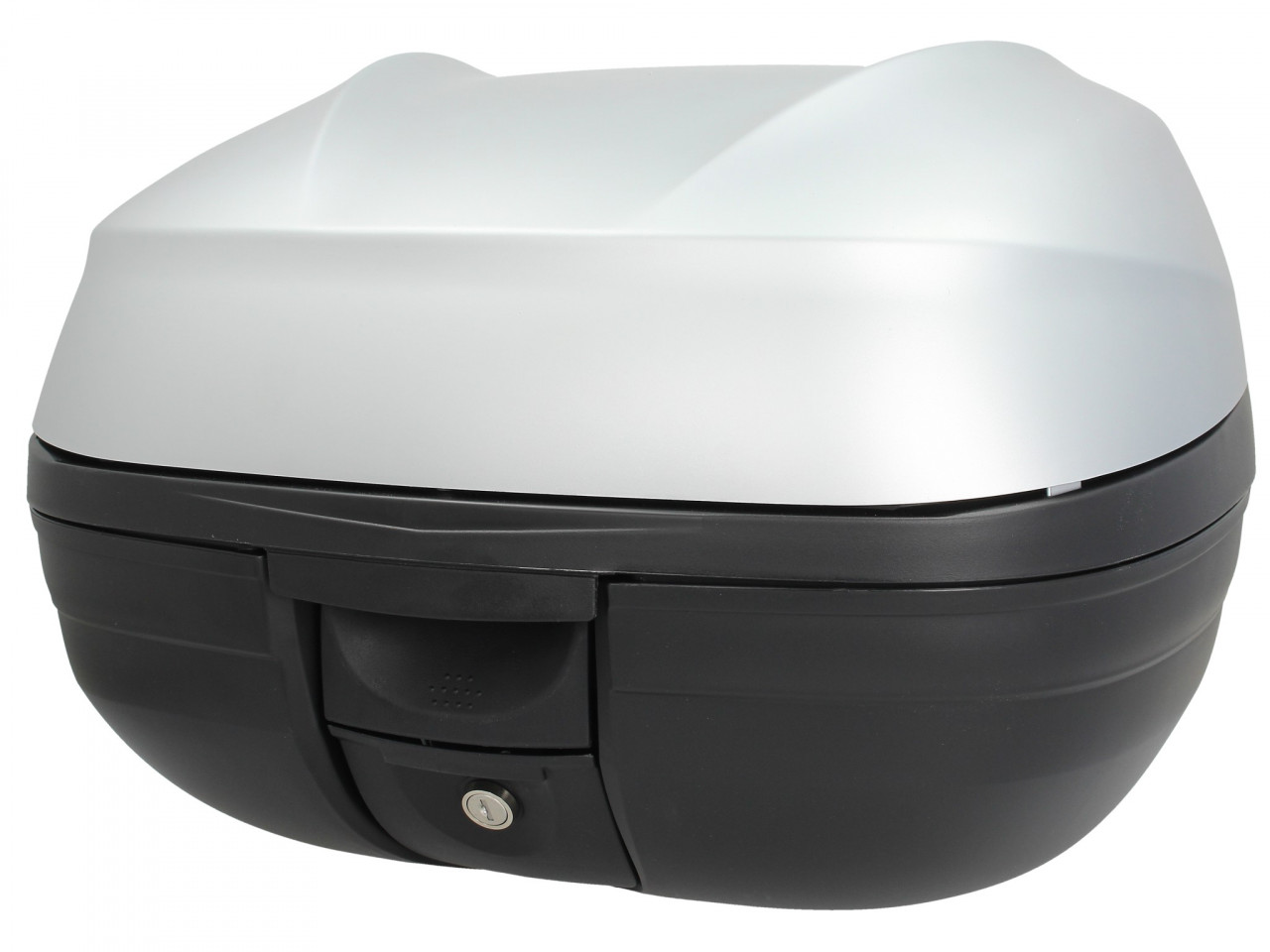 Top Case Kit (incl. retaining plate), 37 l, gray for Piaggio MP3 125 / 300 / Sport HPE