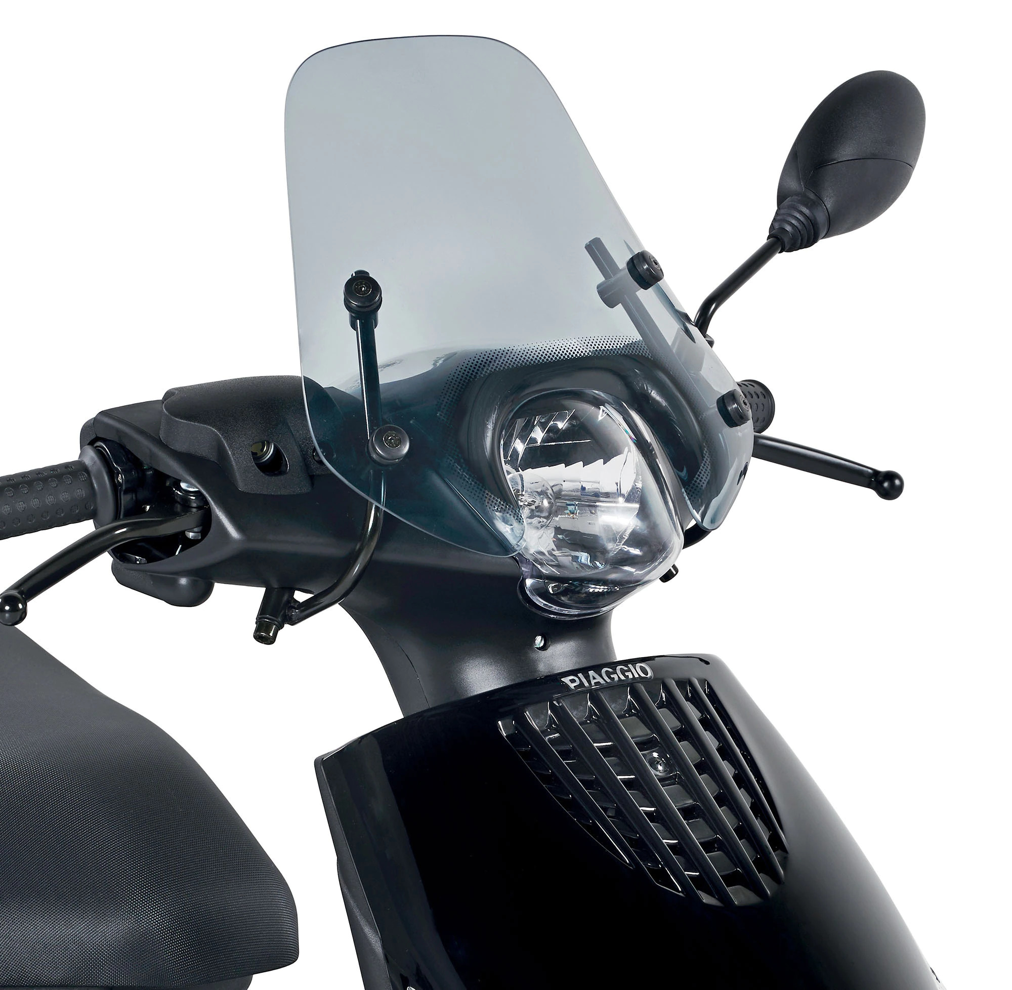 Windshield complete, cruiser, tinted for Piaggio ZIP