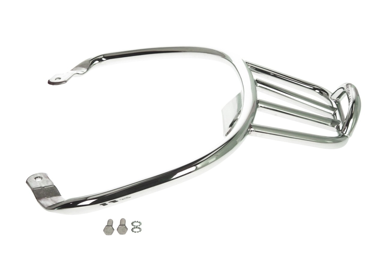 Luggage carrier Sport chrome for Vespa Primavera / Sprint (Euro 5 / 5+)