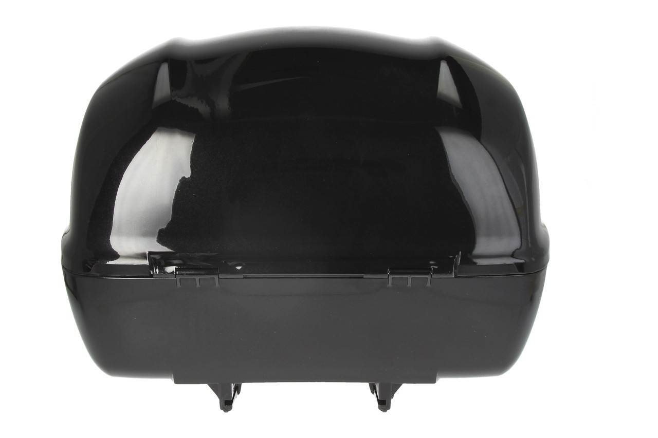 Vespa Top Case 32L, Glossy Black (Nero Cosmo) (98/A), without back pad