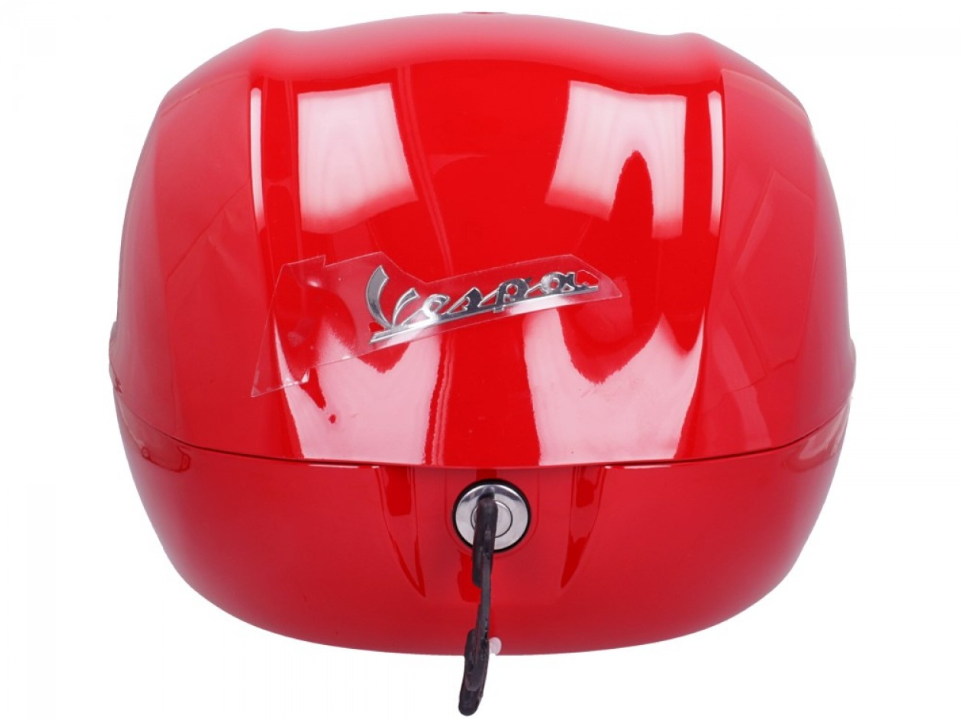 Vespa Top Case 32L, Glossy Red 894, without backrest