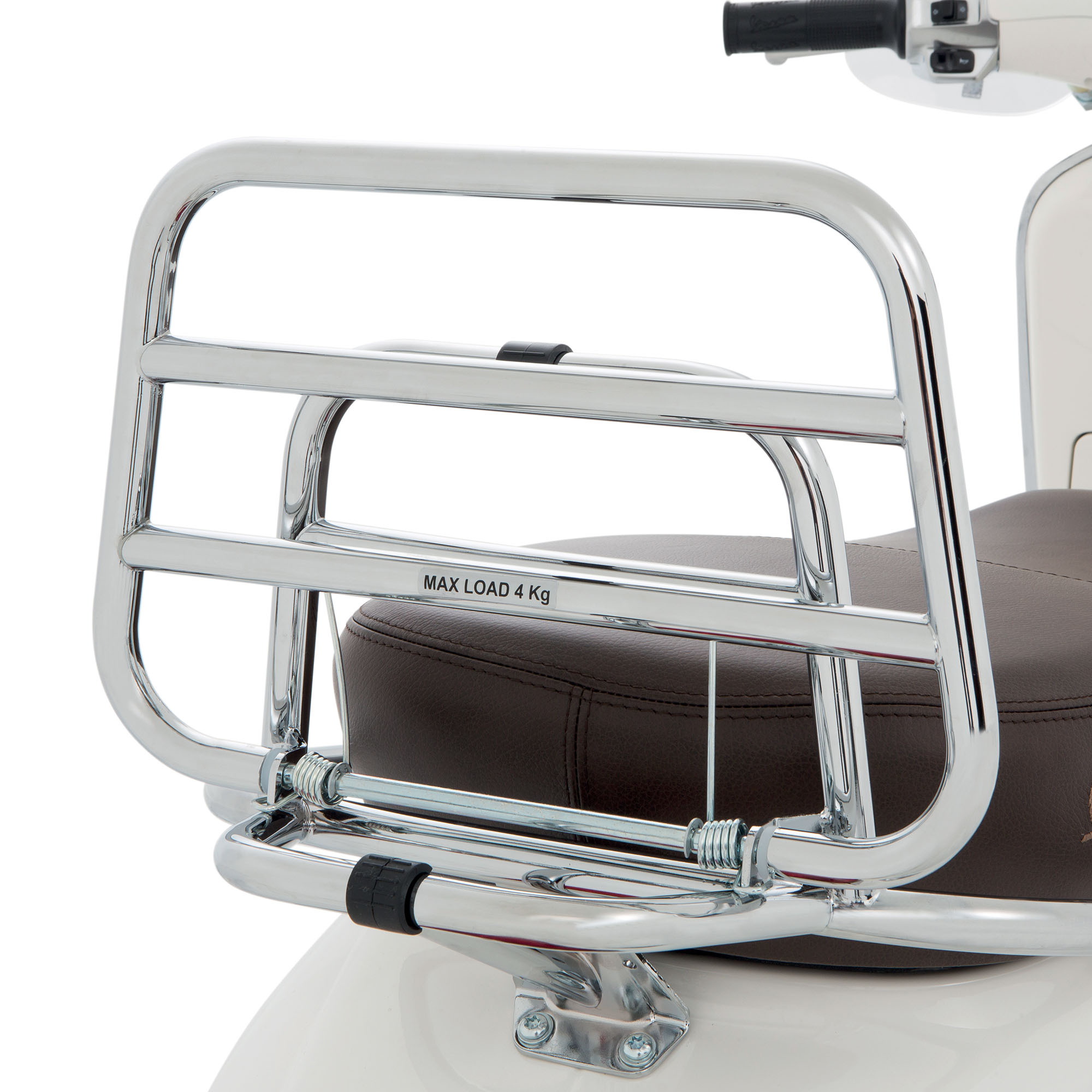 Luggage Rack Rear Foldable Vespa Primavera / Sprint / Elettrica - Chrome