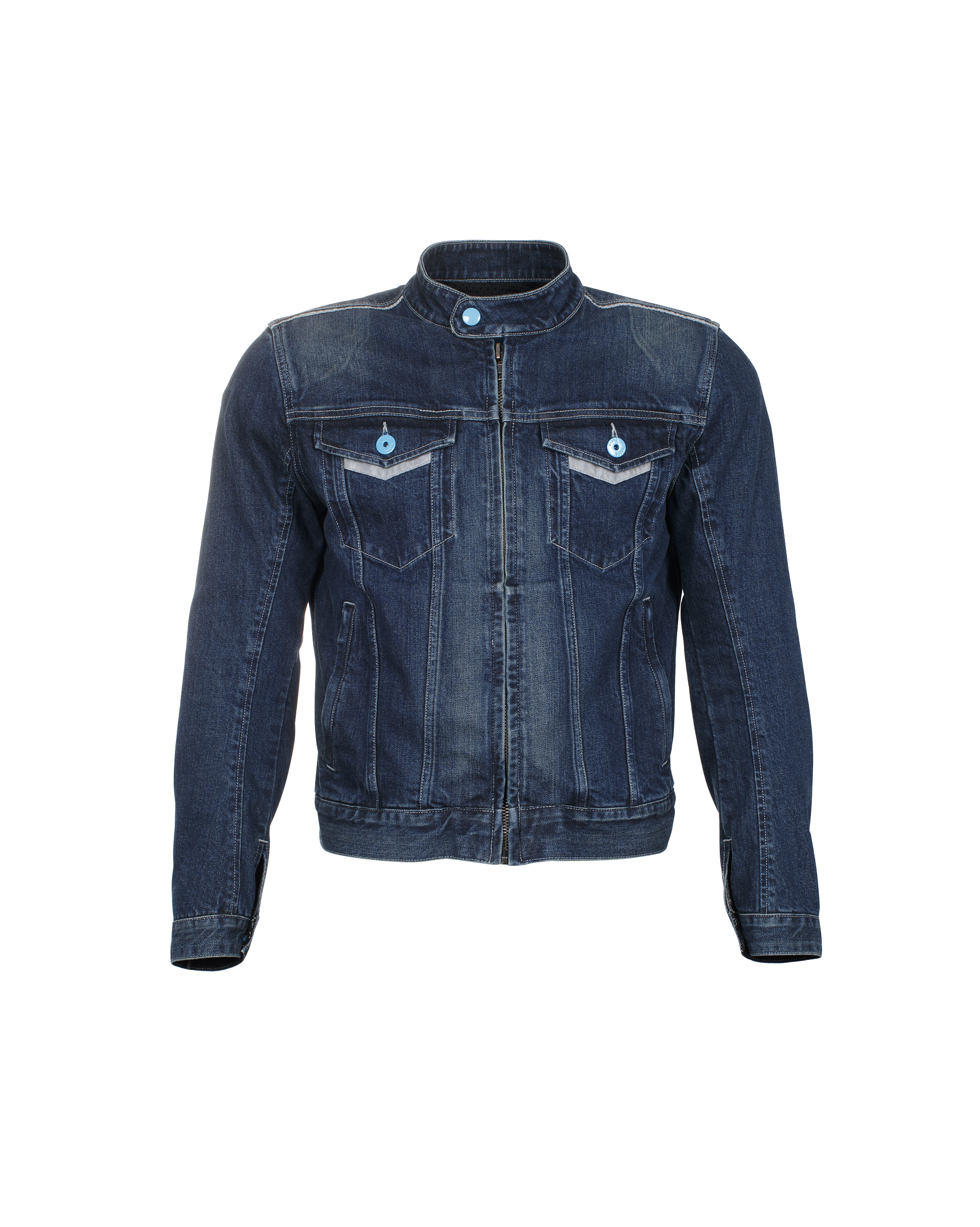 Vespa jacket denim polyester denim blue