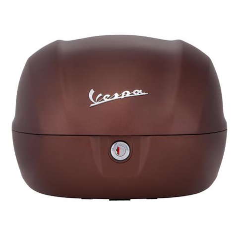 Original topcase 32 l. for Vespa 50° Primavera brown matt 139/A