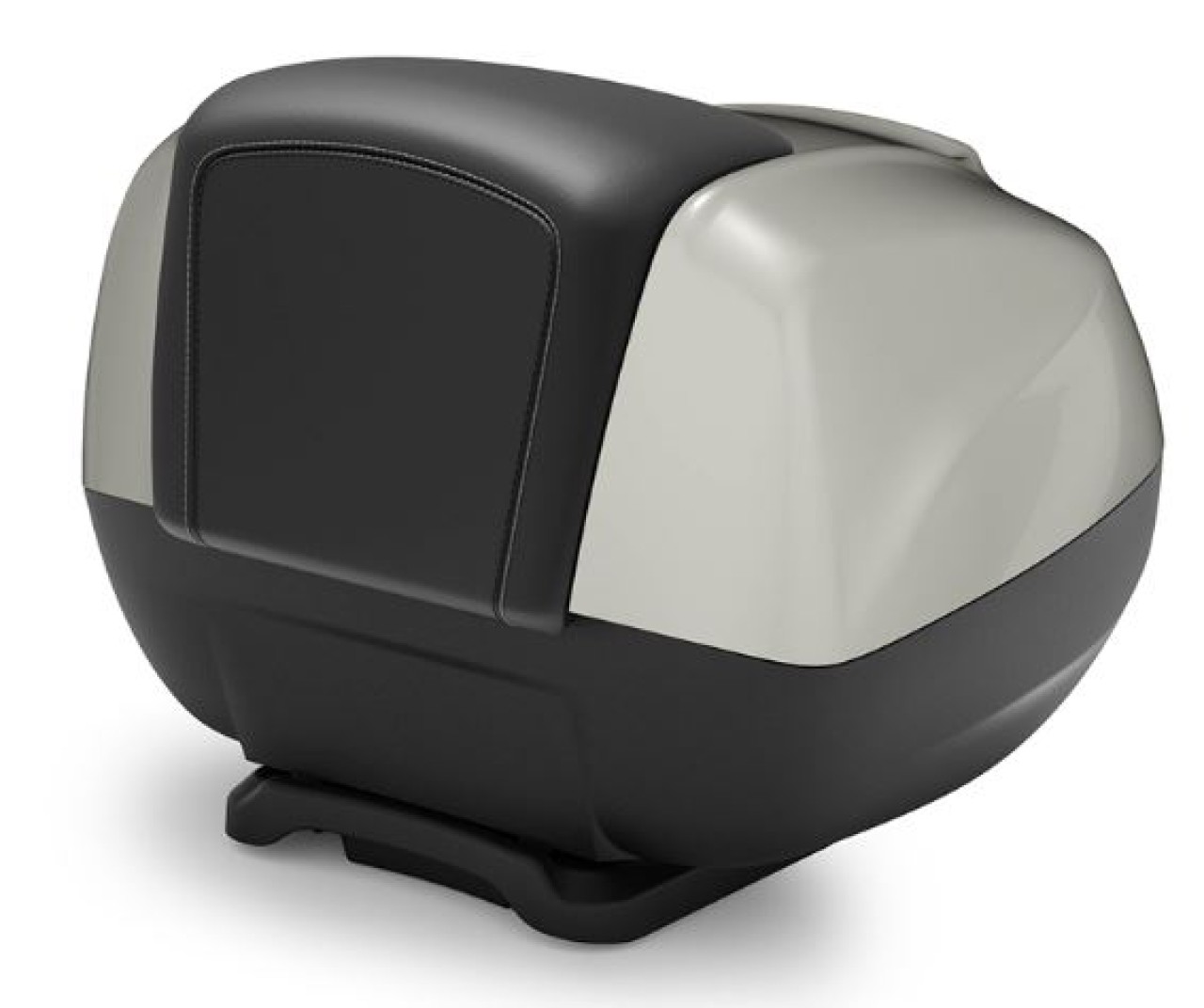 37L Top Case with Backrest for Piaggio MP3 HPE RST 400 Classic (2022) - Metallic Gray G04