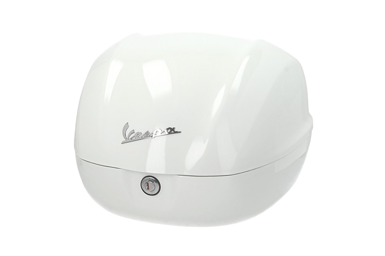 Vespa Top Case 32L, Gloss White B04, without backrest