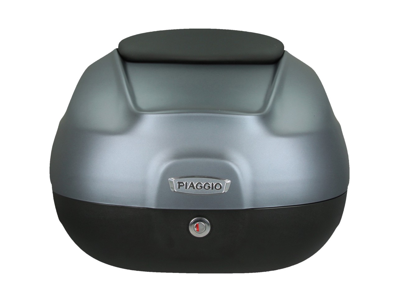 37L Top Case with Backrest for Piaggio MP3 HPE Maxi 400 Sport / Maxi 530 Exclusive - grigio titani