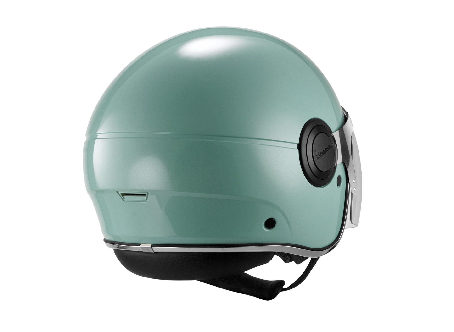 Vespa jet helmet, Vespa Argentario, green