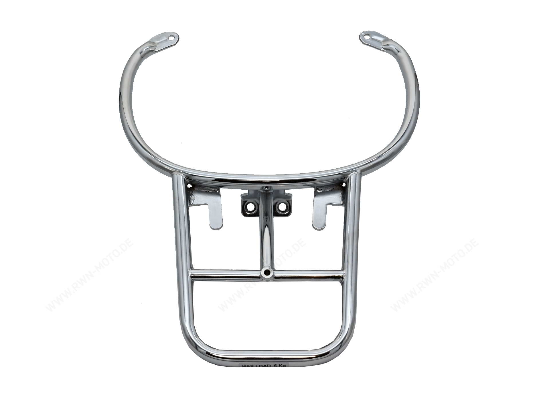 Vespa GTS Rear Luggage Rack, Chrome, for Vespa 32-Liter Top Case