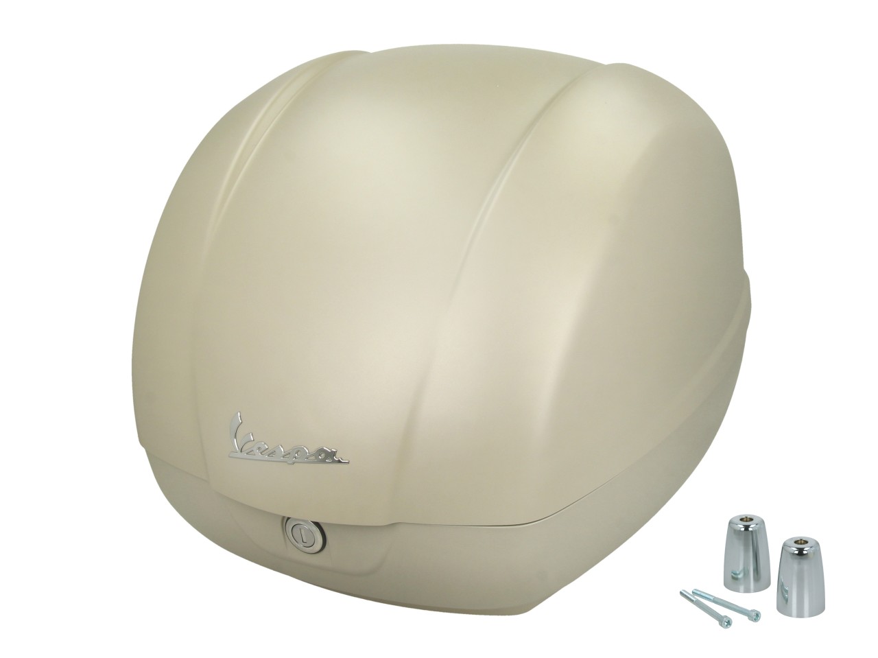Genuine 36L Beige Matte Top Case Q03 for Vespa GTS 125/310 and GTV 310