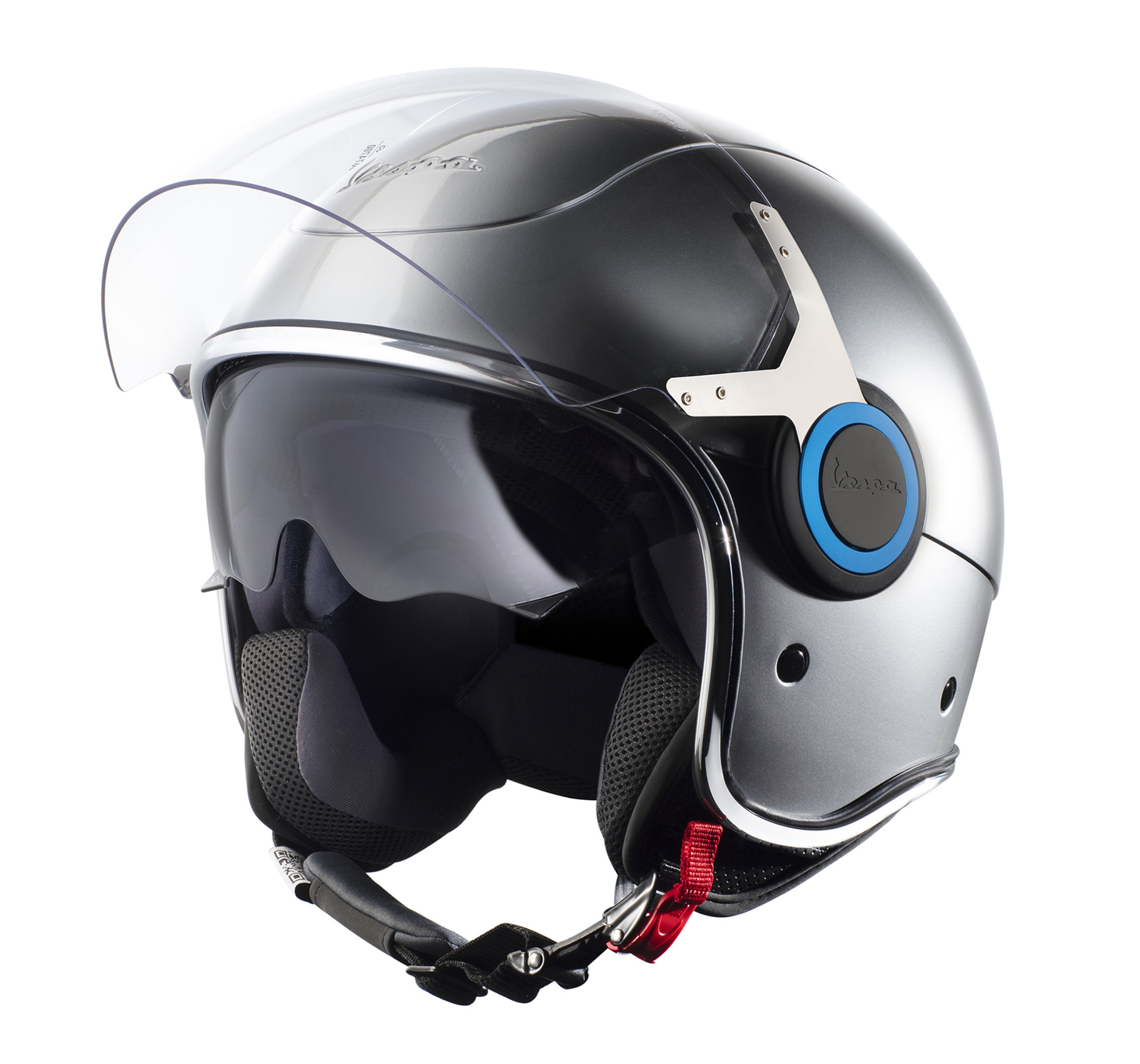 Vespa jet helmet VJ Elettrica, silver